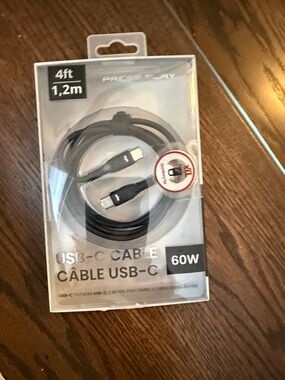 60W USB-C Fast Charge Cable - Black